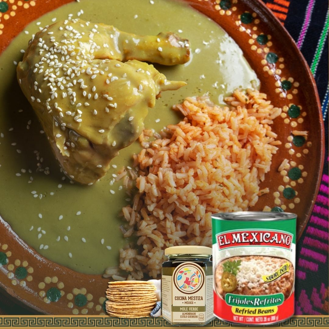 Green Mole Guerrero Style