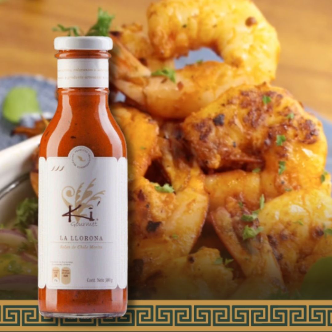 Mango Ceviche with Morita Chili Marinated Prawns