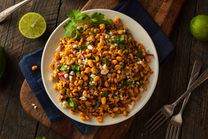 ESQUITES/ Elotes en Vaso (Street Corn Salad)