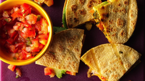 Vegan Guacamole Quesadillas