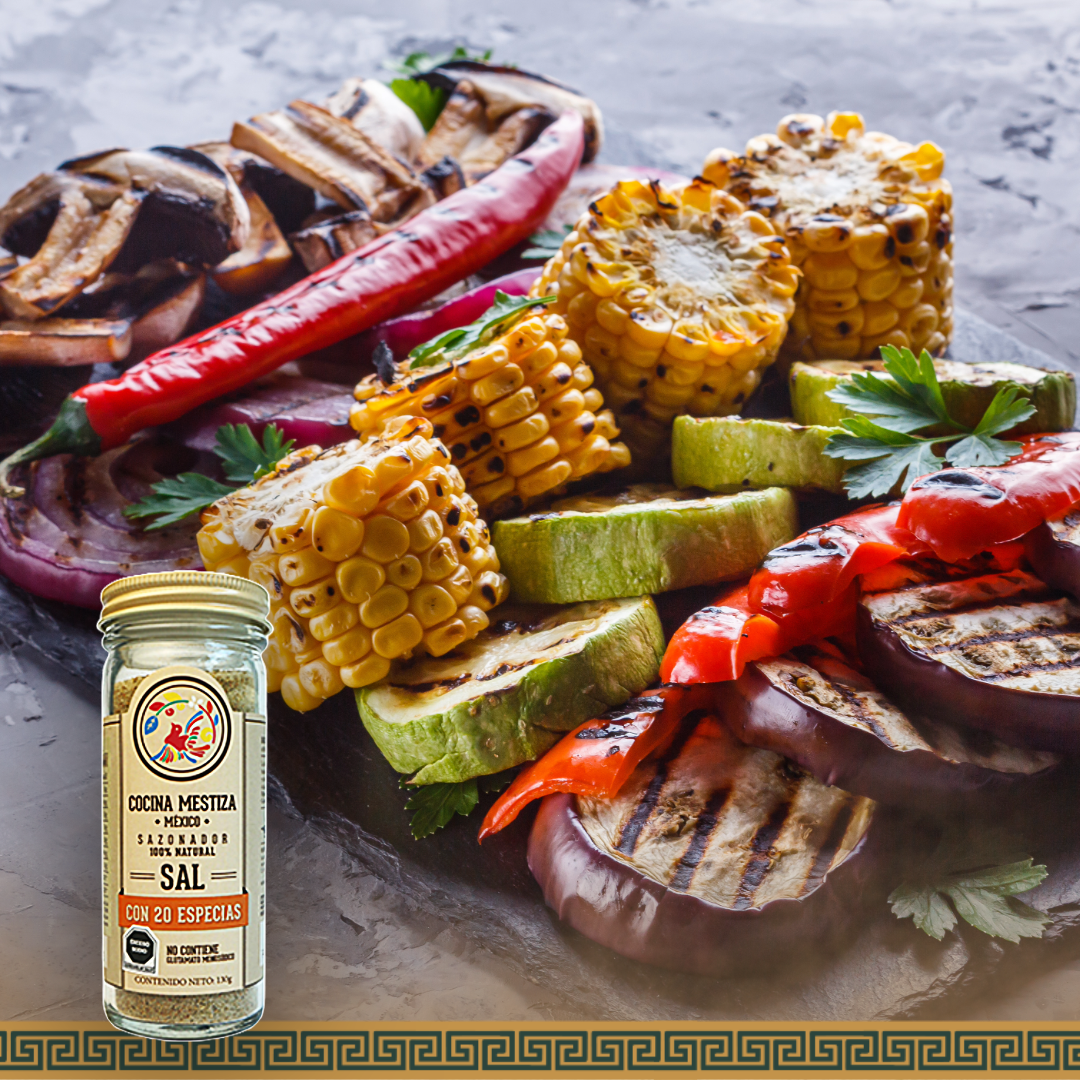 Gourmet Rainbow Vegetable Roast with 20 Spices Fine-Herb Salt