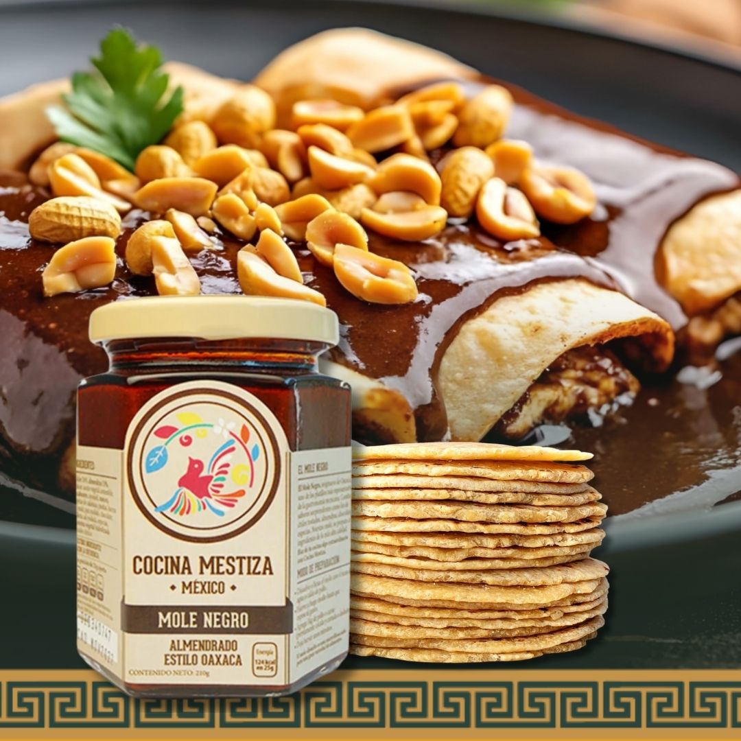 Black Mole & Organic Corn Tortillas