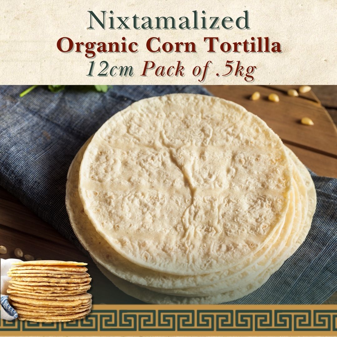 Tortillas - White Corn Taquera 12cm 0.5kg Pack