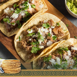 Tortillas - White Corn Taquera 12cm 0.5kg Pack