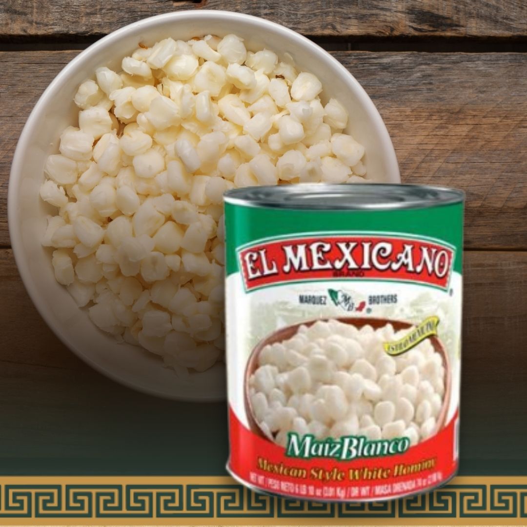 El Mexicano - Maiz Blanco White Hominy Corn 822g