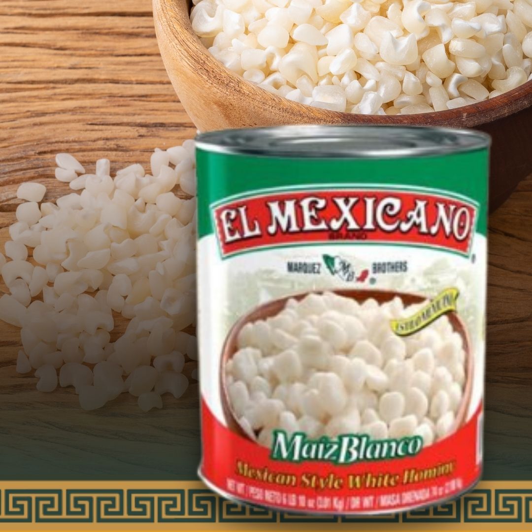El Mexicano - Maiz Blanco White Hominy Corn 2.8 kg