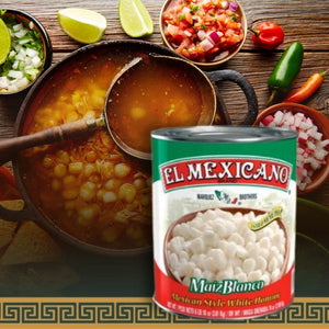El Mexicano - Maiz Blanco White Hominy Corn 2.8 kg