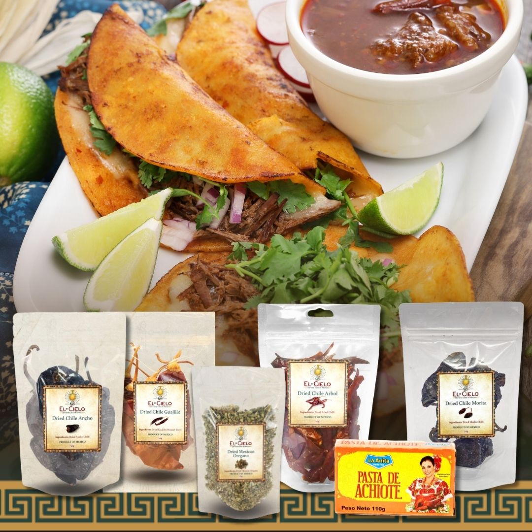 Birria  Quesa-Tacos - by Chef Antonio Cruz - Ingredients Cooking kit