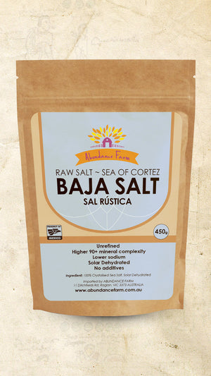 Baja Gold Raw Mineral Sea Salt from Mexico Sea of Cortez - El Cielo