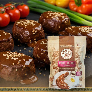 Black Mole Powder Oaxaca Style 400g - Cocina Mestiza