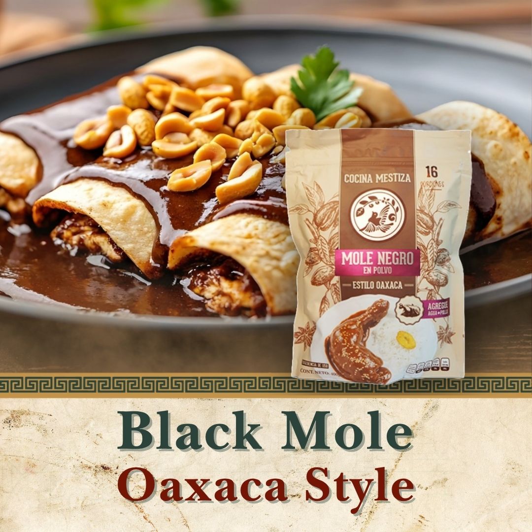 Black Mole Powder Oaxaca Style 400g - Cocina Mestiza