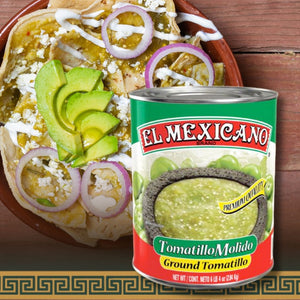 Crushed Tomatillos Green 2.8kg - El Mexicano- El Cielo