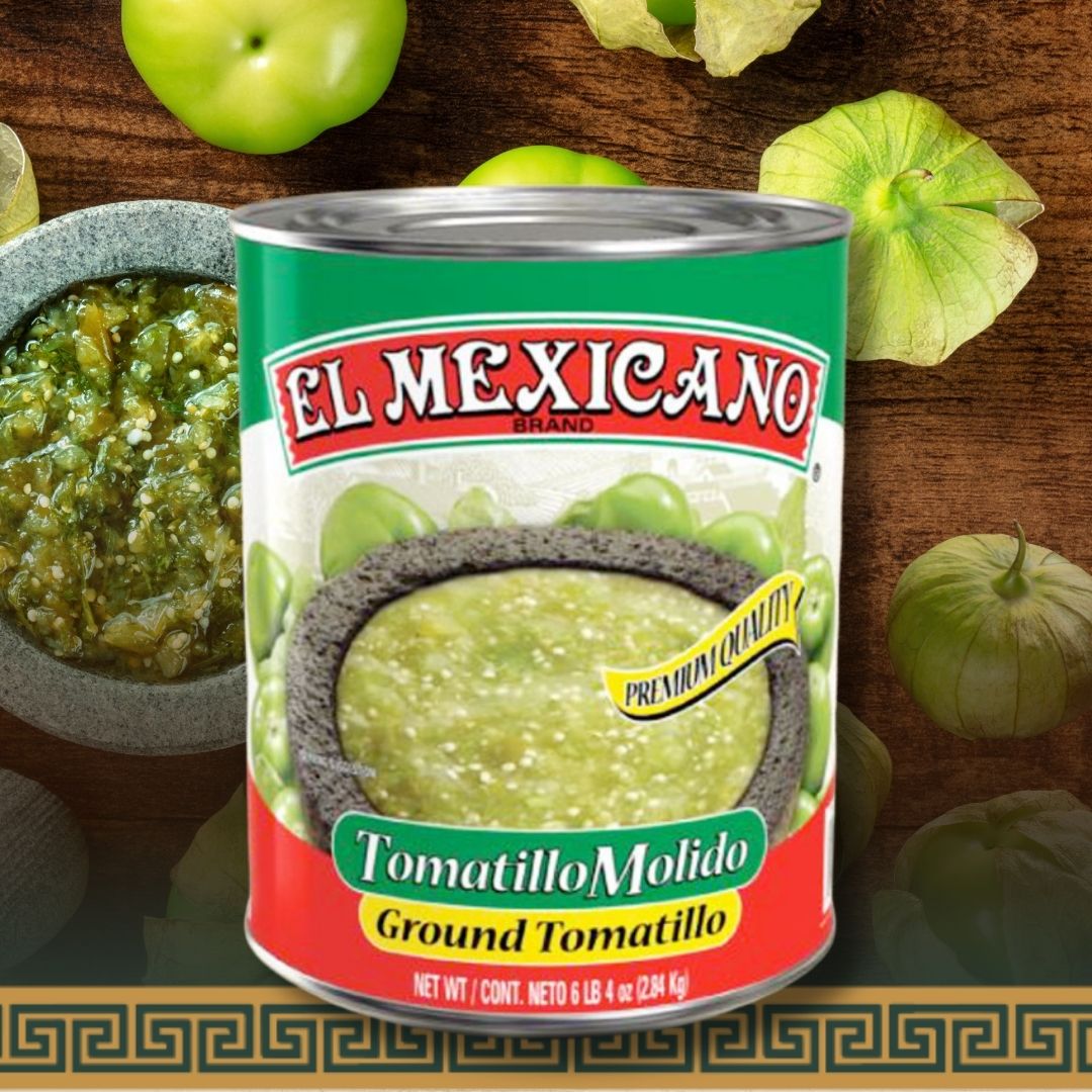 Crushed Tomatillos Green 2.8kg - El Mexicano- El Cielo