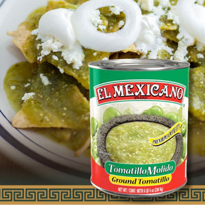 Crushed Tomatillos Green 2.8kg - El Mexicano- El Cielo