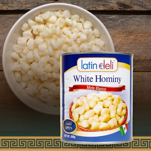 Maiz Pozolero White Hominy Corn - Mexican 830g. Perfect for Mexican Pozole Soup