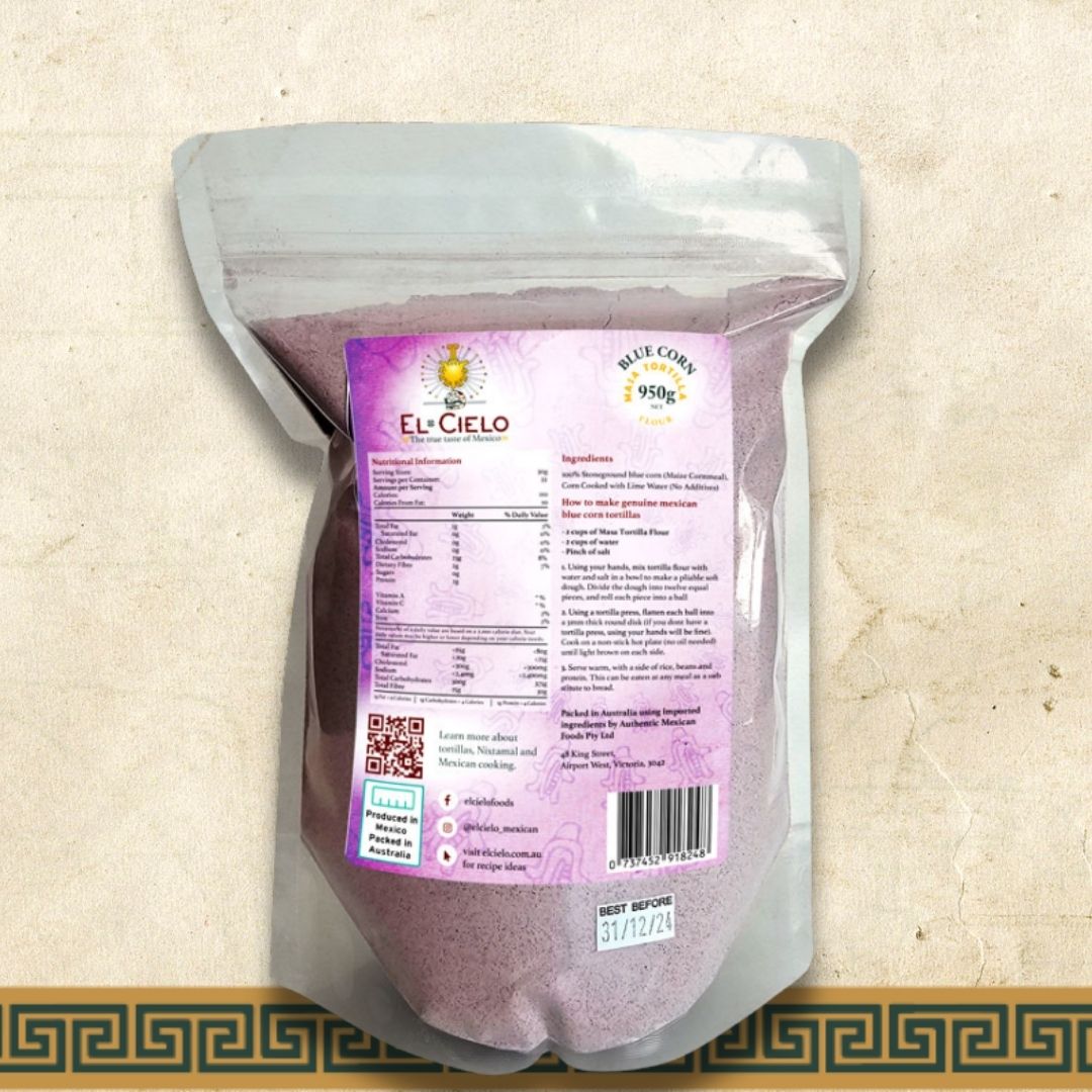 El_Cielo_-_Blue_Corn_Masa_Flour_950g-_Bag_Ingredients details