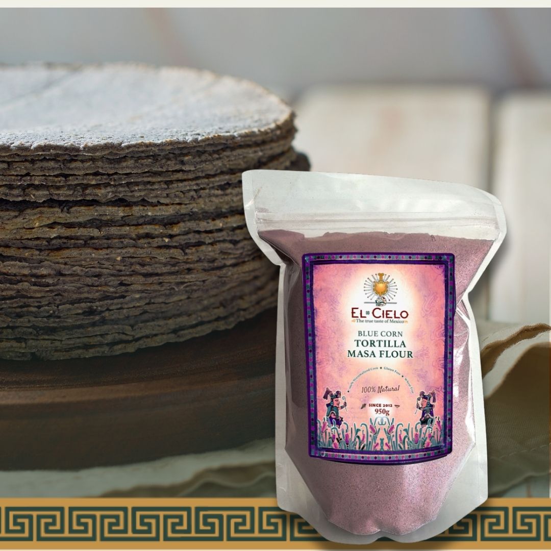 El_Cielo_-_Blue_Corn_Masa_Flour_950g-_Blue Tortillas