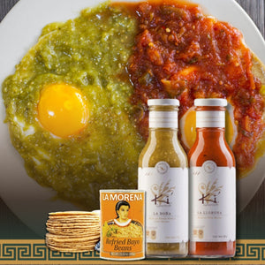 El Cielo Divorced Eggs- Red and Green sauce cooking kit 