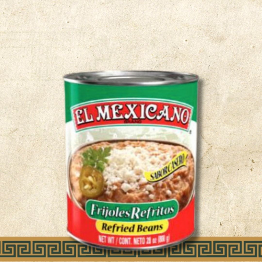 El Mexicano Refried Beans 800gr