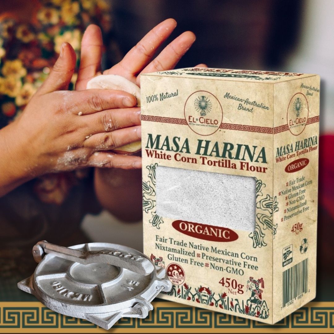 Home made corn tortilla bundle