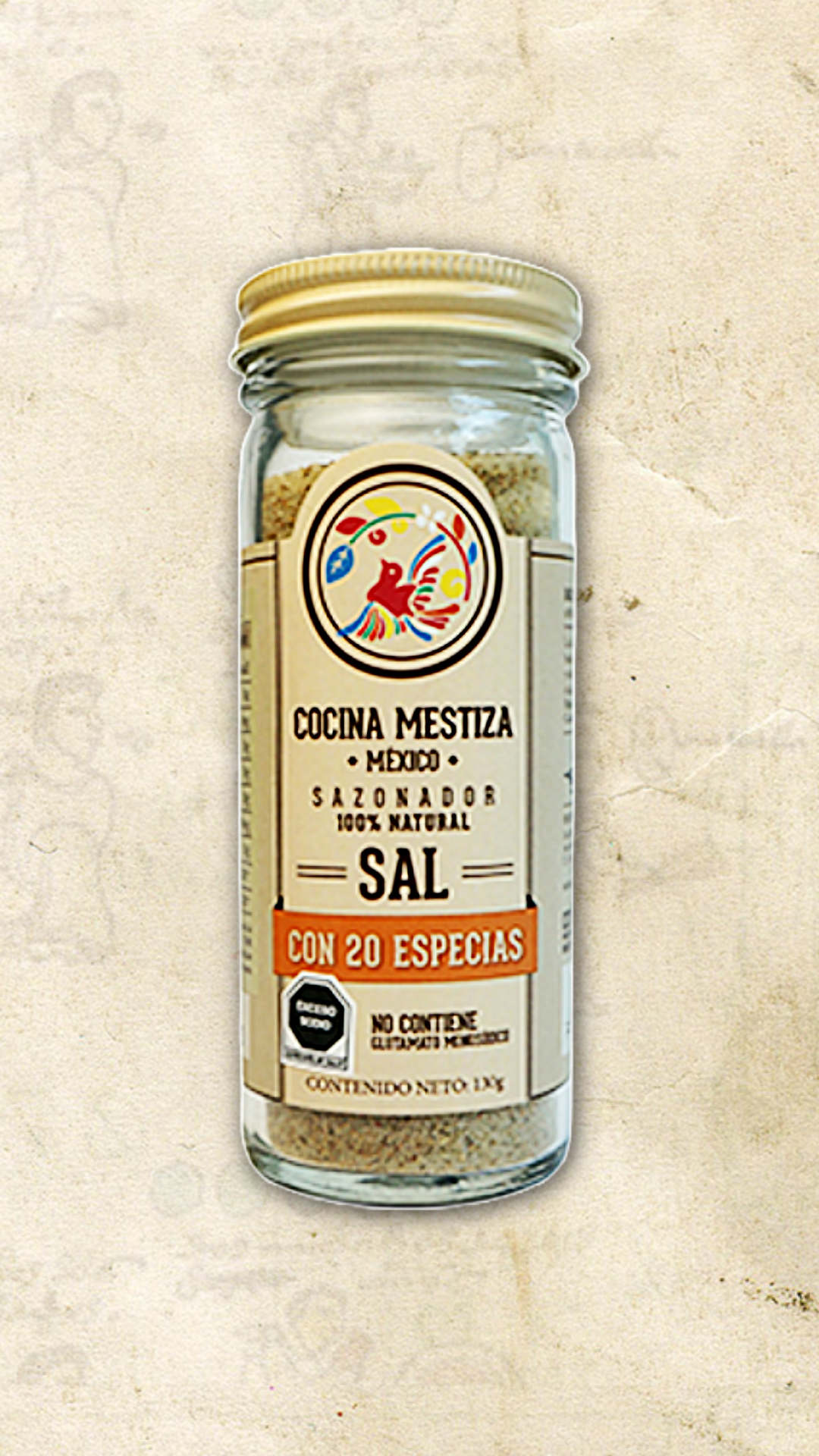 Mexican Seasoning Salt 20 Herbs 130g - Cocina Mestiza