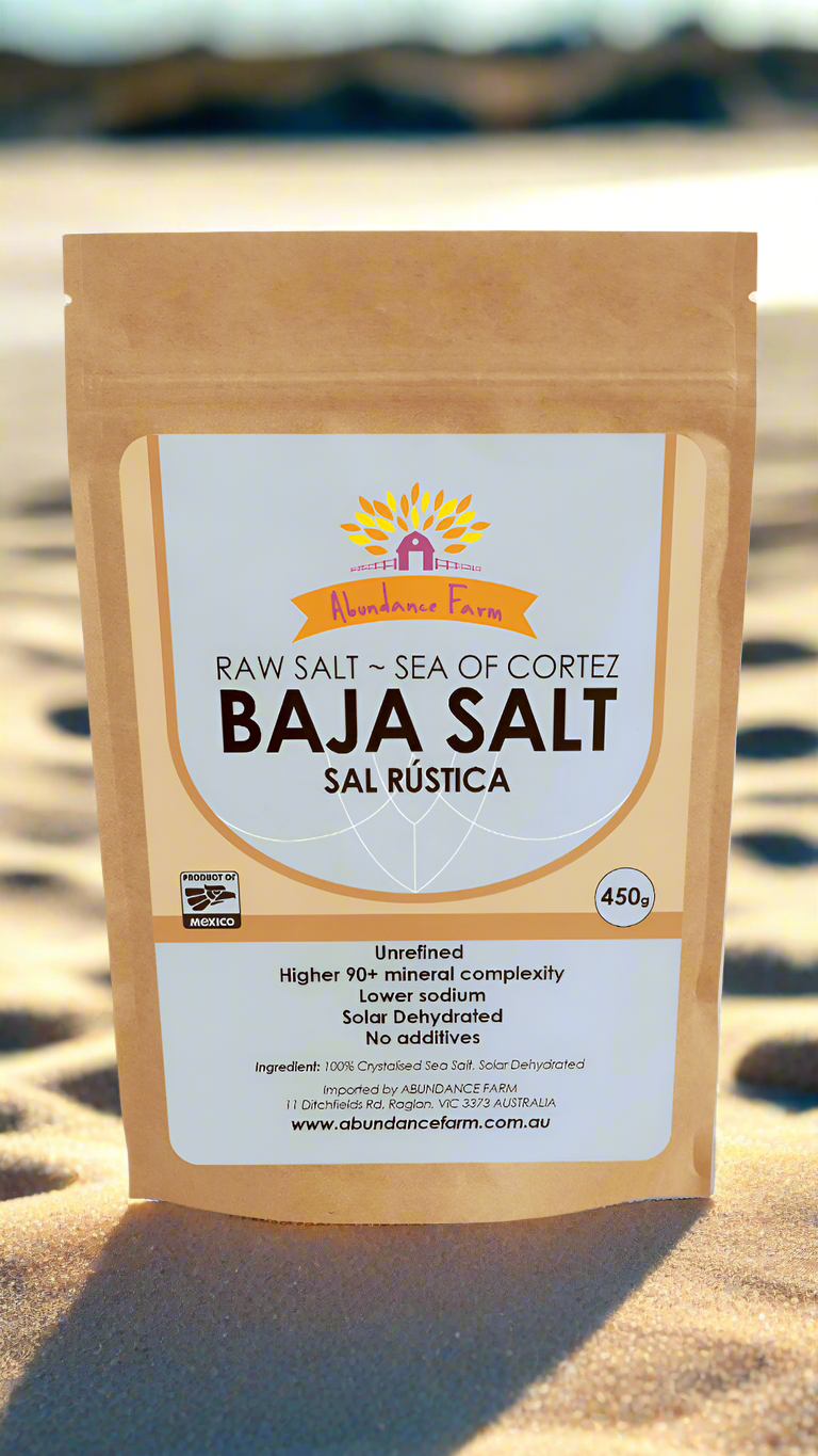 Baja Gold Raw Mineral Sea Salt from Mexico Sea of Cortez - El Cielo