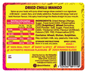 Dried Chilli Mango - Mango Enchilado Mexican Snack