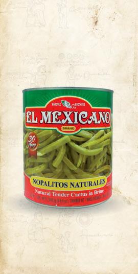 El Mexicano Nopales (Cactus Pads) 2.8kg (Wholesale) - El Cielo